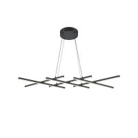 Подвесная светодиодная люстра Maytoni Halo MOD244PL-L50BK