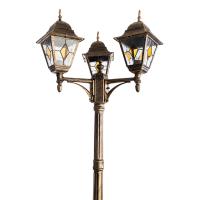 Садово-парковый светильник Arte Lamp Berlin A1017PA-3BN