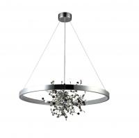 Подвесная люстра Crystal Lux GARDEN SPLED+4 D800 CHROME
