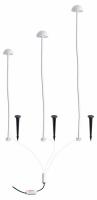 Наземный низкий светильник Arte Lamp MOTUS A1081PA-3WH