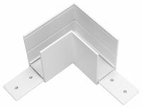 Соединитель угловой L-образный для треков накладных Lightstar Teta 505126-ALU