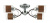 Потолочная люстра Lumion Filla 3030/4C Потолочная люстра Lumion Filla 3030/4C