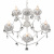 Подвесная люстра Lumion Snow 8189/5 Подвесная люстра Lumion Snow 8189/5