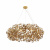 Подвесная люстра Crystal Lux GARDEN SP9 D800 GOLD Подвесная люстра Crystal Lux GARDEN SP9 D800 GOLD