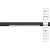 Трековый магнитный светильник Arte Lamp LINEA A4663PL-1BK