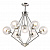 Подвесная люстра Crystal Lux Fabricio Fabricio SP7 Chrome/Transparente