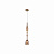 Подвесной светильник Crystal Lux Lux New SP1 C Amber
