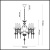 Подвесная люстра Odeon Light Donna 3927/6 Подвесная люстра Odeon Light Donna 3927/6