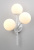 Бра Crystal Lux MEDEA AP3 WHITE Бра Crystal Lux MEDEA AP3 WHITE