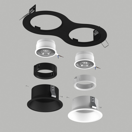 Встраиваемый светильник Lightstar Domino D6270607WBMOD