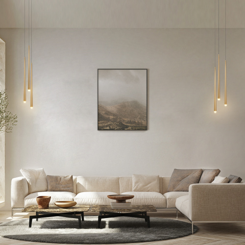 Подвесная светодиодная люстра Maytoni Cascade MOD132PL-L18BK