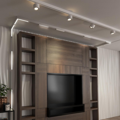 Трековый магнитный светодиодный светильник Novotech Flum 358607