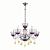 Подвесная люстра Odeon Light Ninfea 3930/6