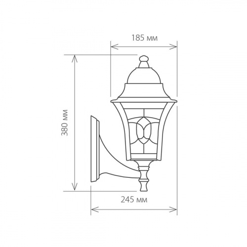 Уличный настенный светильник Elektrostandard Altair 4690389012167