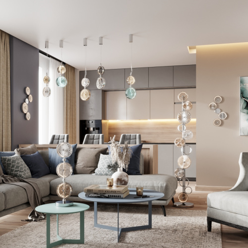 Подвесной светодиодный светильник Odeon Light Caramella 5416/13LA