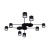 Потолочная люстра Arte Lamp Legacy A8024PL-8BK Потолочная люстра Arte Lamp Legacy A8024PL-8BK