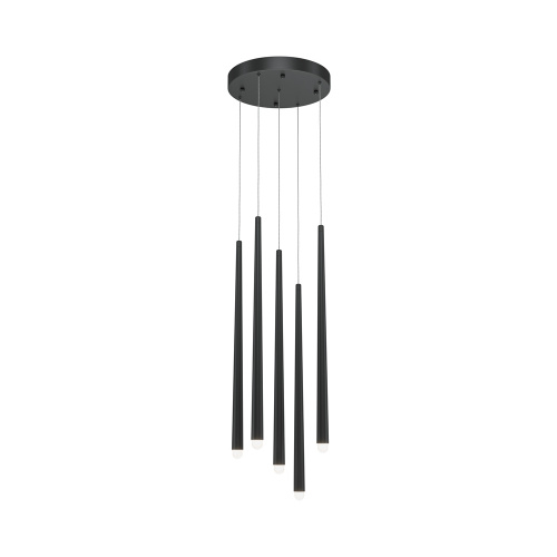 Подвесная светодиодная люстра Maytoni Cascade MOD132PL-L30BK