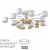 Потолочная люстра Lumion Rondo 8196/10C Потолочная люстра Lumion Rondo 8196/10C
