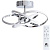 Потолочная светодиодная люстра Arte Lamp Orbit A9052PL-4CC