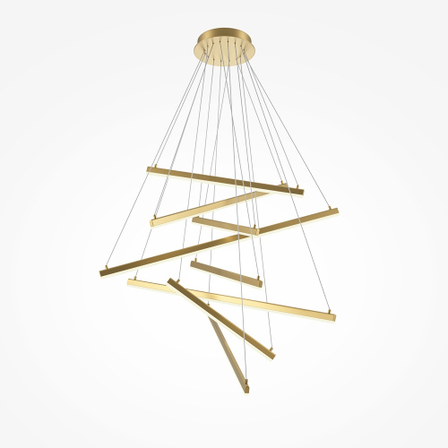 Подвесная светодиодная люстра Maytoni Line MOD016PL-L96GK