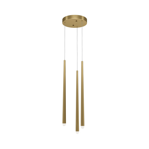 Подвесная светодиодная люстра Maytoni Cascade MOD132PL-L18BSK