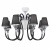 Потолочная люстра Lightstar Otto 809087 Потолочная люстра Lightstar Otto 809087