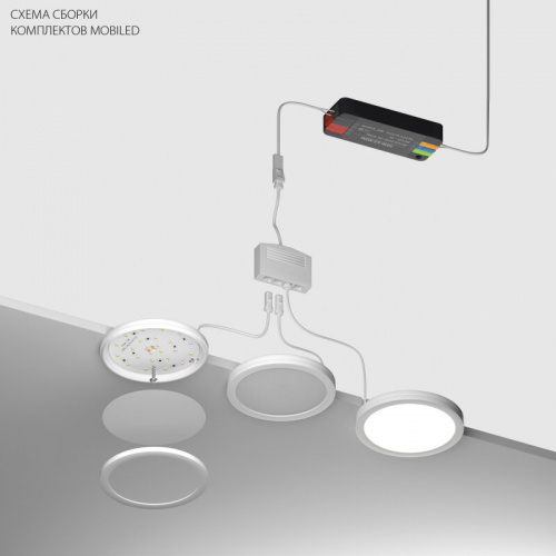 Комплект накладных светильников Lightstar Mobiled 036540-4