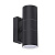 Уличный настенный светильник Arte Lamp Sonaglio A3302AL-2BK