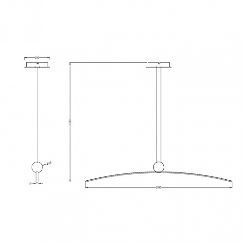 Подвесной светильник Arte Lamp Arno A3362SP-25BK