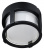 Накладной светильник Arte Lamp Ulysses A6206PF-1BK Накладной светильник Arte Lamp Ulysses A6206PF-1BK