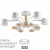 Потолочная люстра Lumion Rondo 8231/6C Потолочная люстра Lumion Rondo 8231/6C