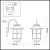 Уличный настенный светильник Odeon Light Helm 4171/1W Уличный настенный светильник Odeon Light Helm 4171/1W
