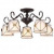 Потолочная люстра Arte Lamp 72 A5495PL-5BR