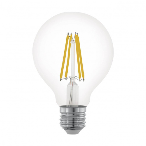 Лампа светодиодная филаментная диммируемая Eglo E27 6W 2700К прозрачная 11702