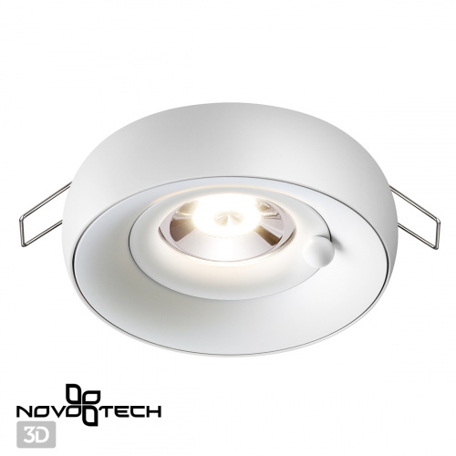 Встраиваемый влагозащищенный светильник IP44 Novotech Water 370797