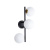 Бра Arte Lamp Gemini A2243PL-3BK