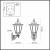 Уличный настенный светильник Odeon Light Lano 2319/1W