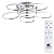 Потолочная светодиодная люстра Arte Lamp Presto A2516PL-6CC