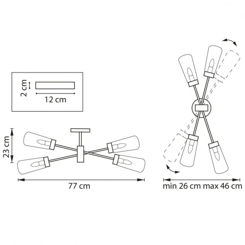Настенный светильник Lightstar Crotone 690643