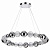 Подвесная светодиодная люстра Odeon Light Crystal 5007/45L
