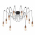 Подвесная люстра Loft IT Spider Loft1162A/10 Подвесная люстра Loft IT Spider Loft1162A/10