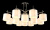 Потолочная люстра Crystal Lux Sergio PL8+4 Nickel Потолочная люстра Crystal Lux Sergio PL8+4 Nickel