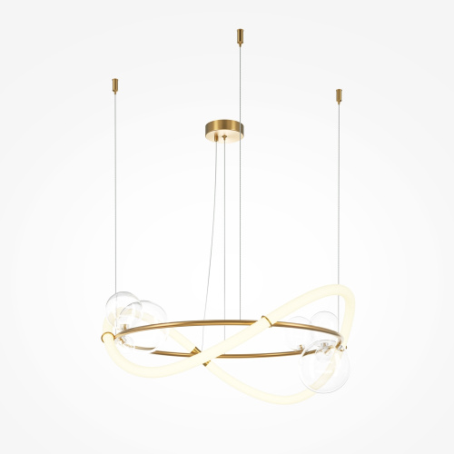 Подвесная светодиодная люстра Maytoni Oasis MOD289PL-L44BS3K