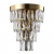 Настенный светильник Crystal Lux Abigail AP3 Gold/Transparent Настенный светильник Crystal Lux Abigail AP3 Gold/Transparent