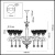Подвесная люстра Odeon Light Dorata 3999/6 Подвесная люстра Odeon Light Dorata 3999/6