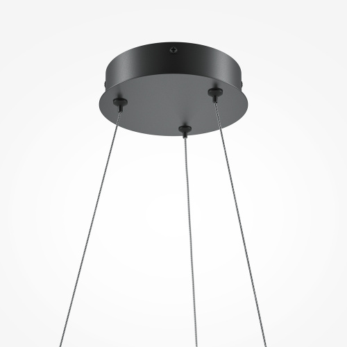 Подвесная светодиодная люстра Maytoni Curve MOD241PL-L60BK