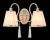 Бра Crystal Lux OFELIA AP2 WHITE Бра Crystal Lux OFELIA AP2 WHITE