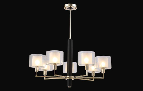 Подвесная люстра Crystal Lux Maestro SP-PL7 Gold