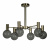 Потолочная люстра Loft IT Tiara 10045/6 Gold Потолочная люстра Loft IT Tiara 10045/6 Gold