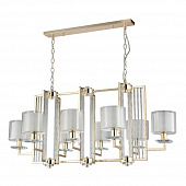 Подвесная люстра Crystal Lux Nicolas SP8 L1000 Gold/White